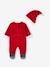 Pyjama père Noël bébé en velours rouge 5 - vertbaudet enfant 
