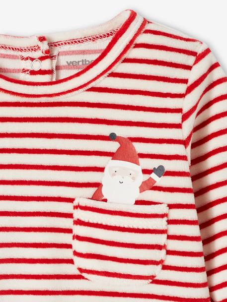 VERTBAUDET Pyjama Bébé Mixte En Velours Lapins - Doux Et Confortable Dès 45 Cm