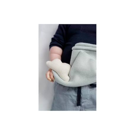 Tissu câlin hochet en coton - KINDSGUT - Nuage - Bébé - Confortable - Motricité fine BLANC 3 - vertbaudet enfant 