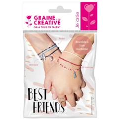 Jouet-Kit bracelets rocaille Best friends - Graine Creative - Multicolore - Pour enfant à partir de 7 ans