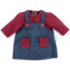 Robe Marinière COROLLE pour poupon 30 cm dès 18 mois - Bleu et rouge  - vertbaudet enfant