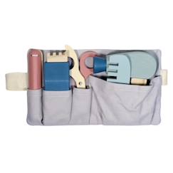 Jouet-Jeux d'imitation-Maison, bricolage et métiers-Jouet en bois - KINDSGUT - Set de coiffeur - Pour enfant à partir de 3 ans - Couleur rose