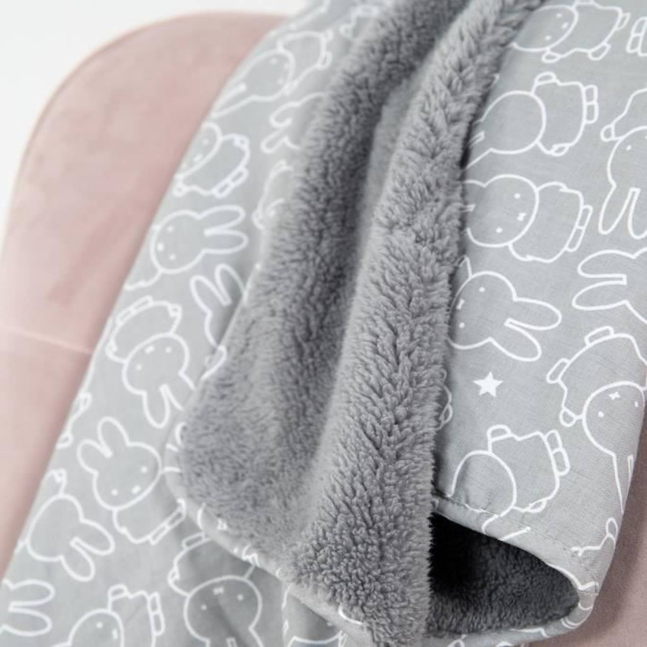 Couverture de portage en tissu peluche lapin, couverture polaire