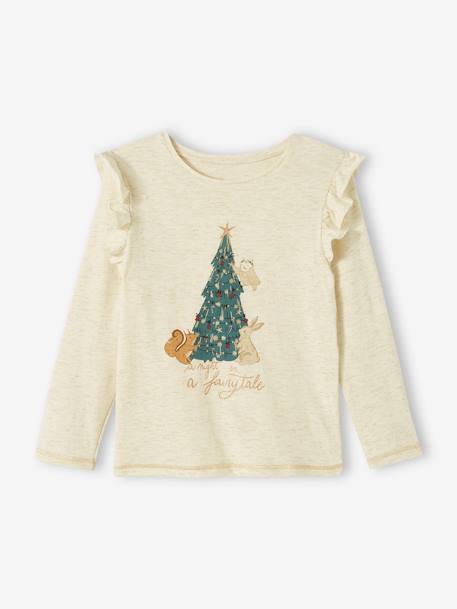 Pyjama De Noël En Velours Bébé Gris Chiné