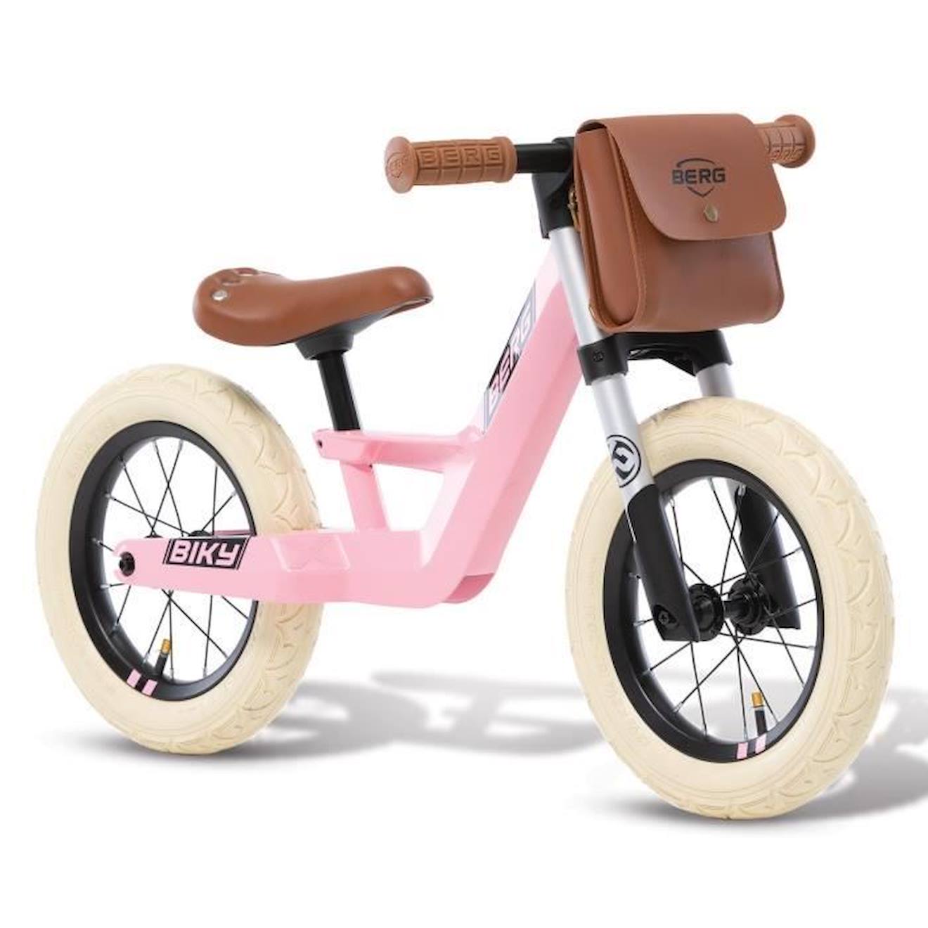 Vélo D'équilibre Pour Enfant - Berg Biky Retro Rose - Léger Et Confortable Rose