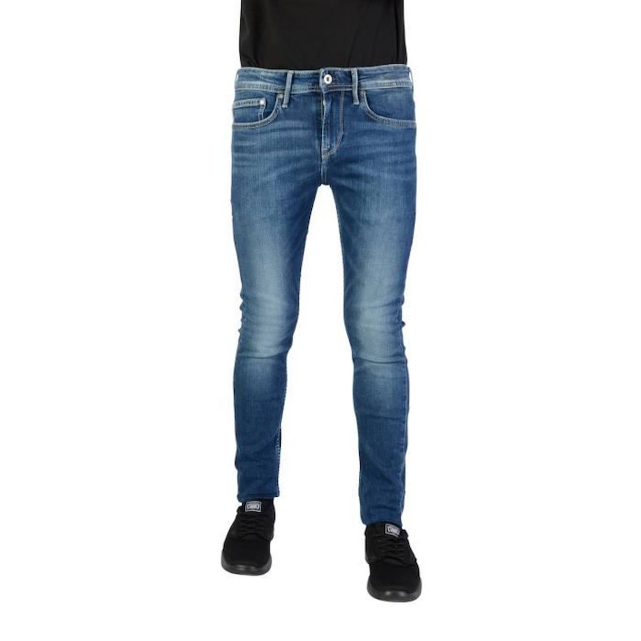 Jeans Pepe Jeans Enfant Finly bleu Pepe Jeans