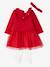 Ensemble Noël bébé : robe, bandeau et collants rouge 4 - vertbaudet enfant 