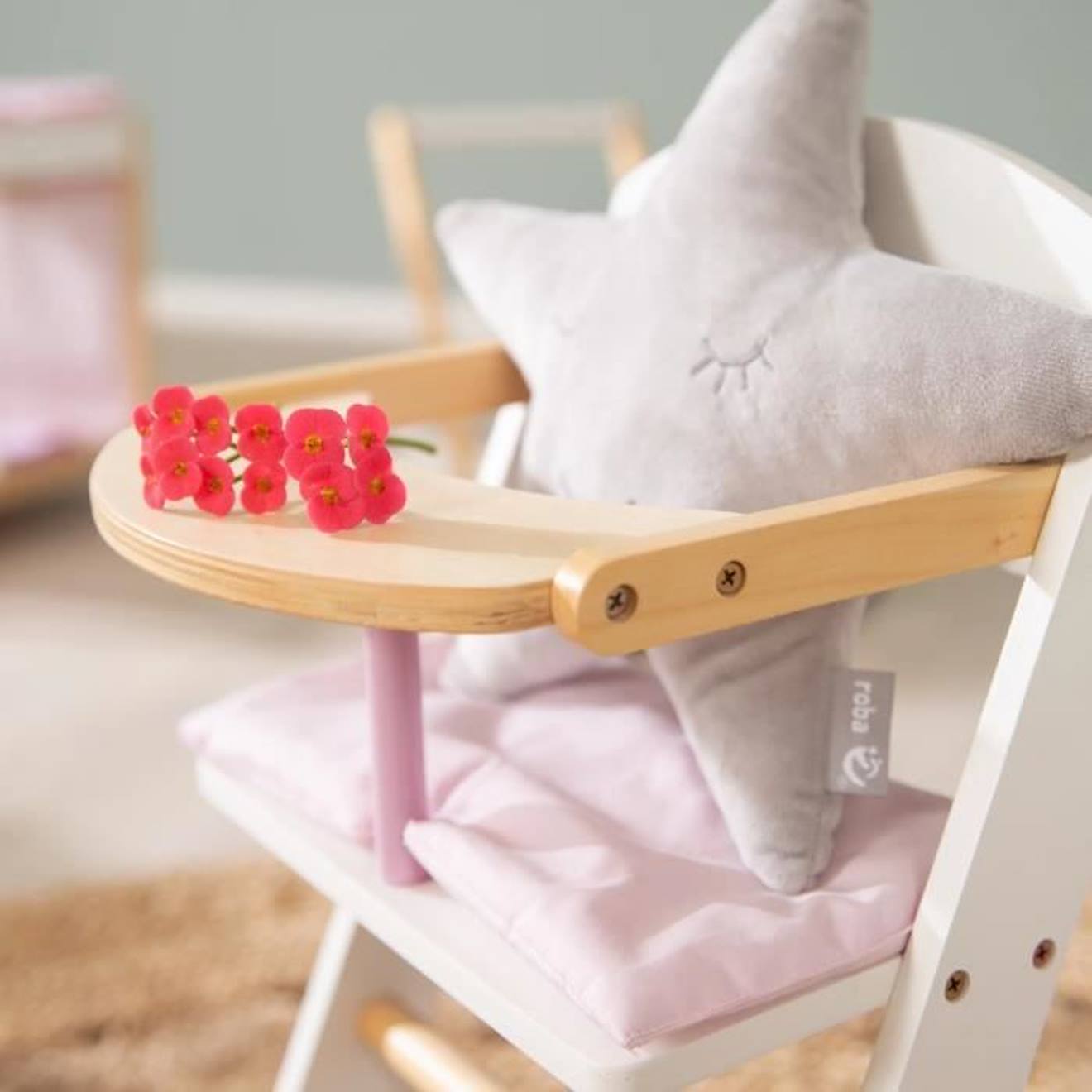 Au petit bonheur: Tuto de coussin de chaise haute pour les poupées