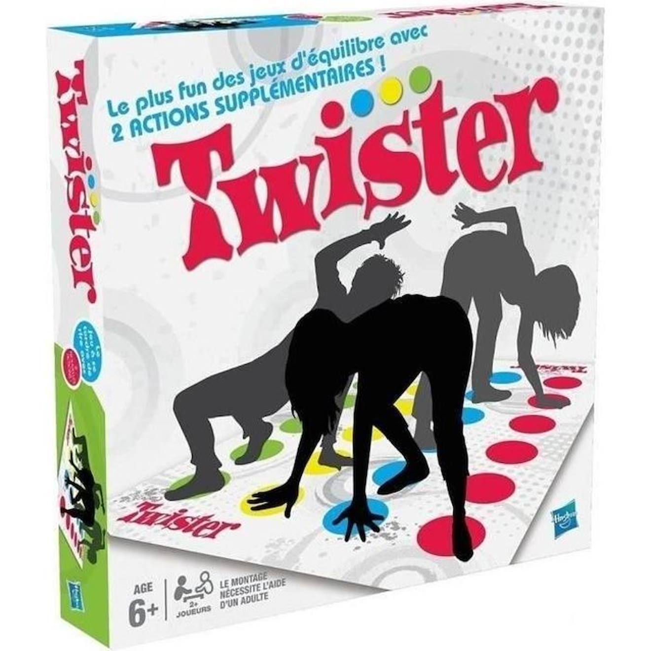 Hasbro Gaming - Twister - Jeu D'ambiance Pour Enfants - À Partir De 6 Ans Rouge