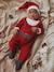 Pyjama père Noël bébé en velours rouge 1 - vertbaudet enfant 