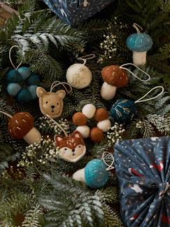 Linge de maison et décoration-Décoration-Objet déco-Lot de 12 décorations de Noël en feutrine à suspendre Brocéliande