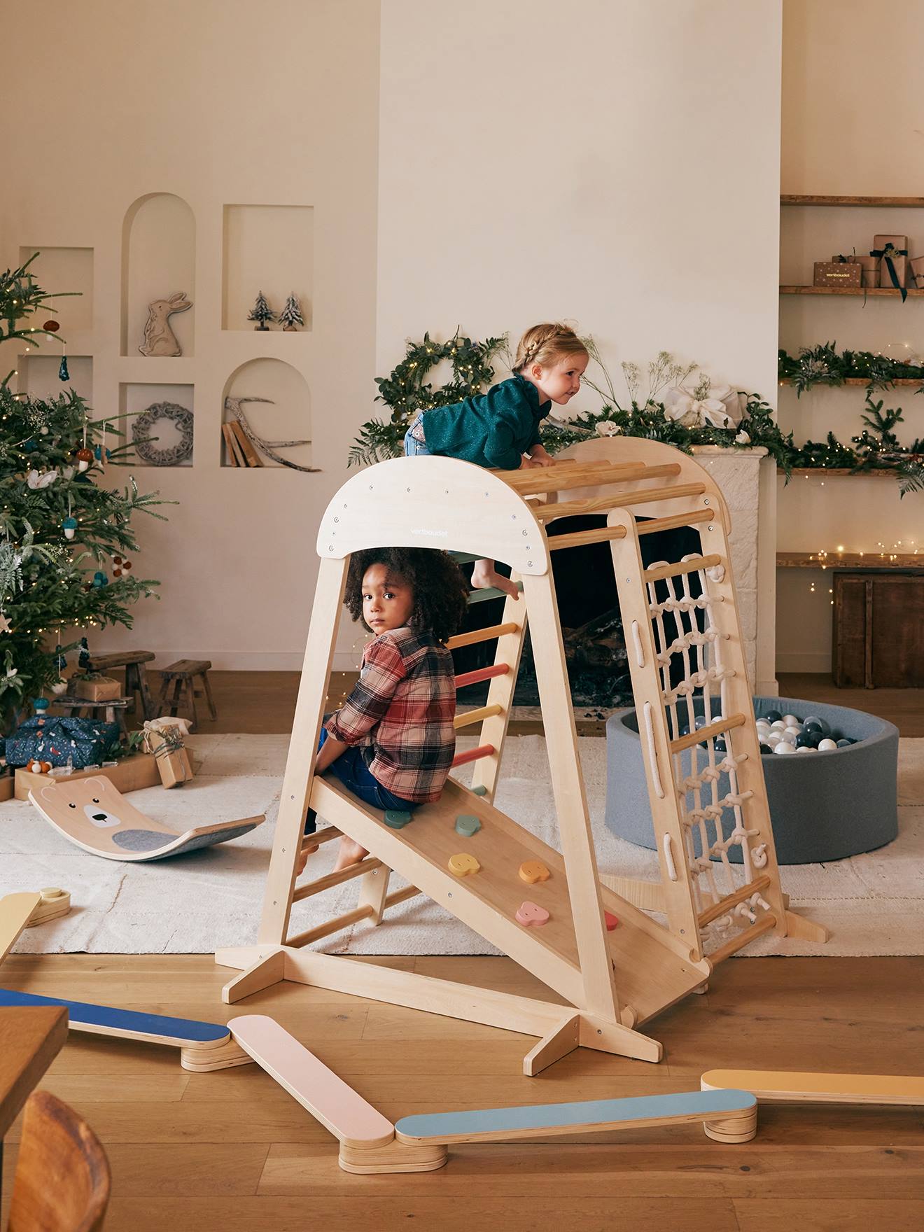 Parcours de motricité intérieur en bois FSC® bois
