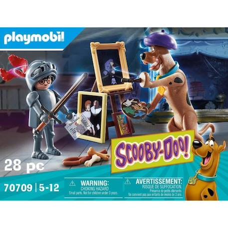 PLAYMOBIL - 70709 - SCOOBY-DOO avec chevalier noir - Licence Scooby Doo - Marron - Fille - 5 ans et plus MARRON 3 - vertbaudet enfant 