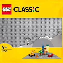 LEGO® 11024 Classic La Plaque De Construction Grise 48x48, Socle de Base pour Construction, Assemblage et Exposition  - vertbaudet enfant