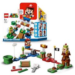 -LEGO® Super Mario 71360 Pack de Démarrage Les Aventures de Mario, Jouet, Figurine Interactive
