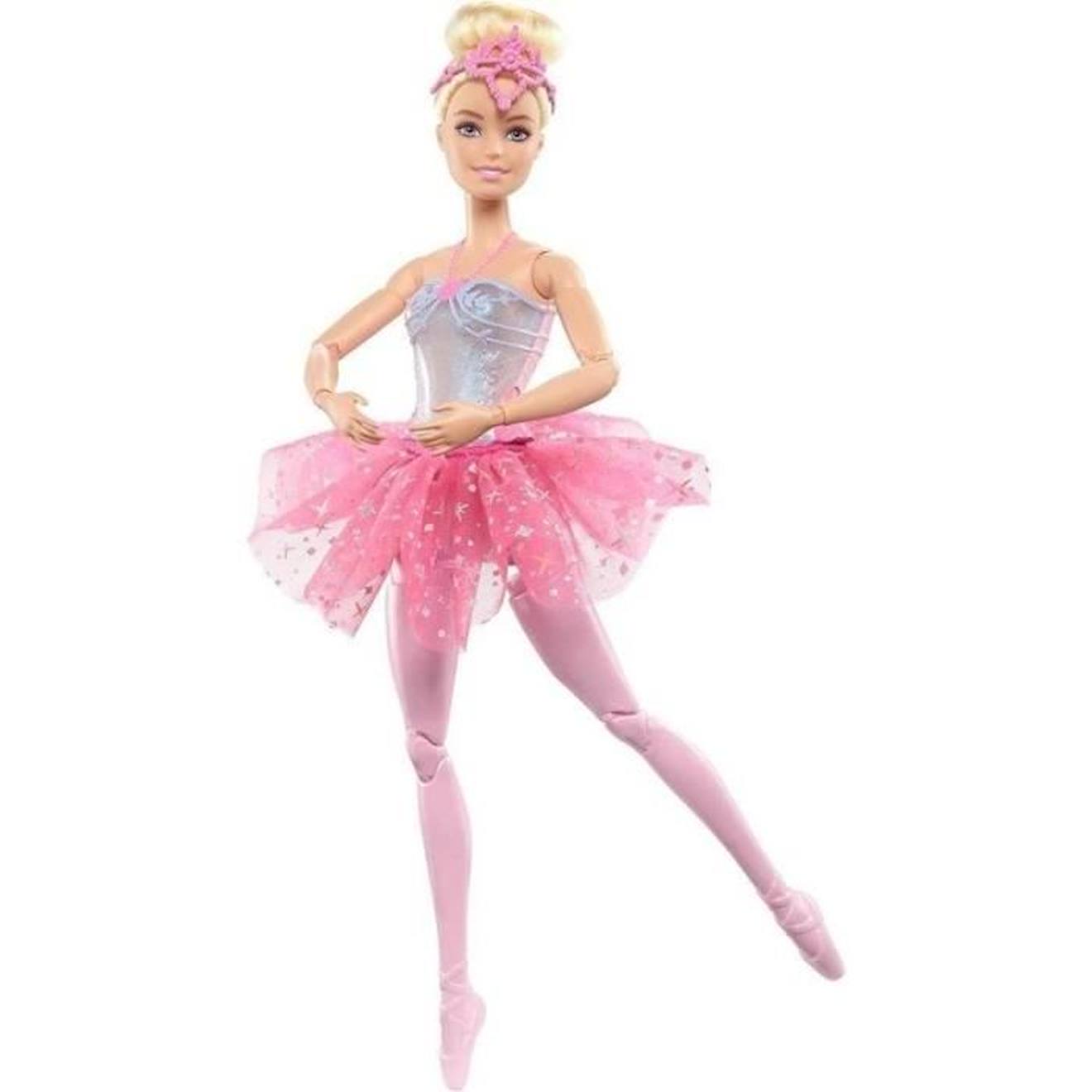 Barbie - Ballerine Lumières Magiques - Poupée - 3 Ans Et + Rose