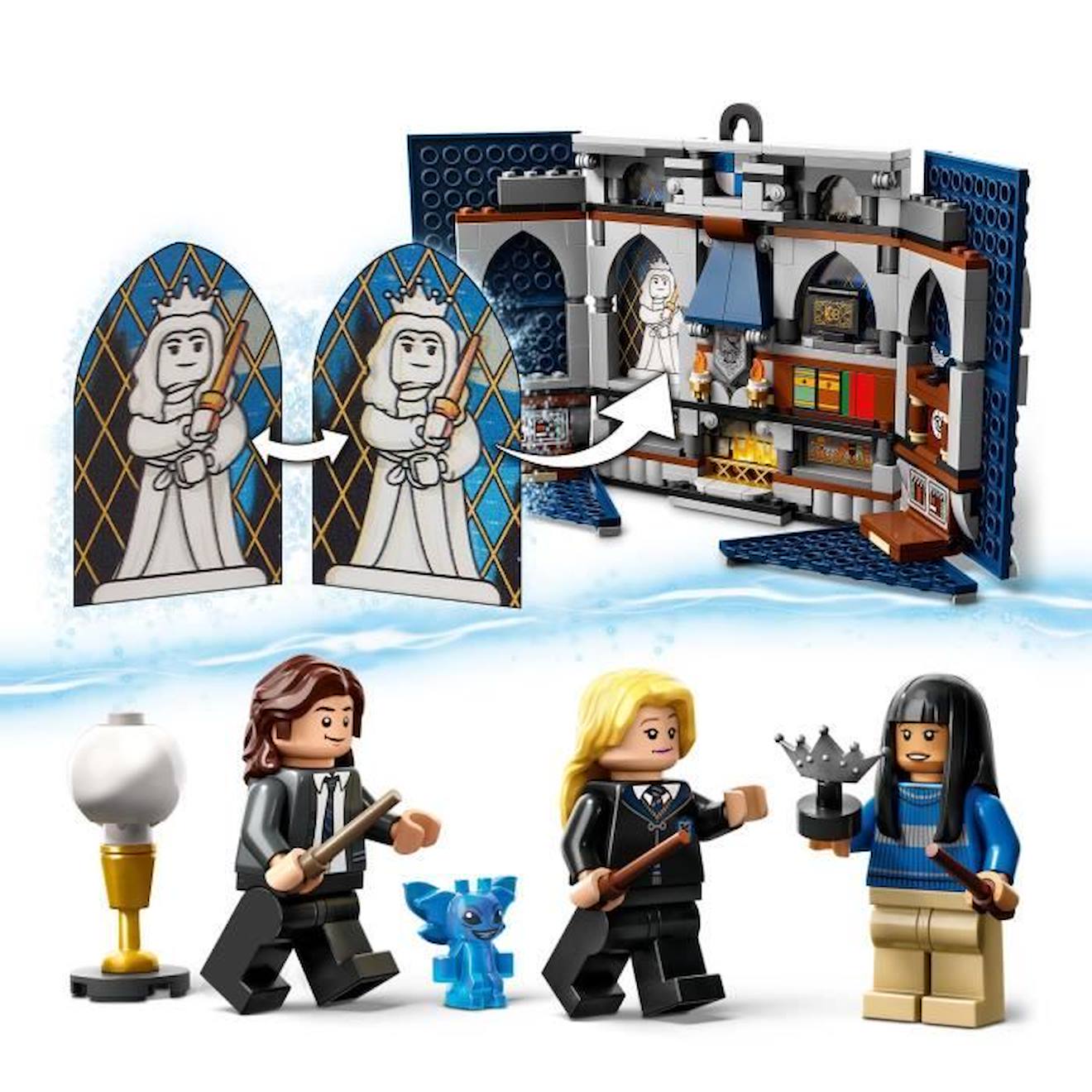 7€01 sur LEGO® Harry Potter 76409 Le blason de la maison Gryffondor - Lego  - Achat & prix