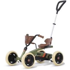 -Kart à pédales BERG Buzzy Retro 2-en-1 Vert pour enfants de 2 à 5 ans
