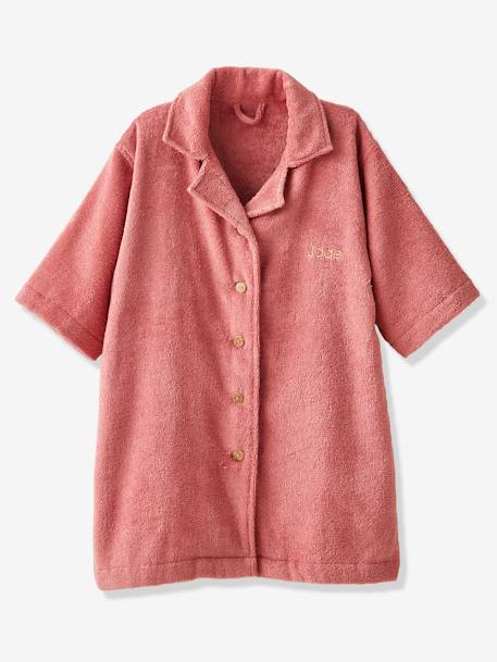 Peignoir Bain Enfant Rayures Transat Vertbaudet - Coton Recyclé Doux Et Absorbant Avec Capuche