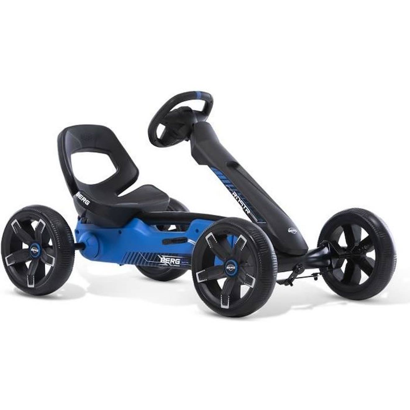 Kart À Pédales Reppy Roadster - Berg - Noir/bleu - Siège Réglable - Pneus Eva - Pour Enfants De 2,5 
