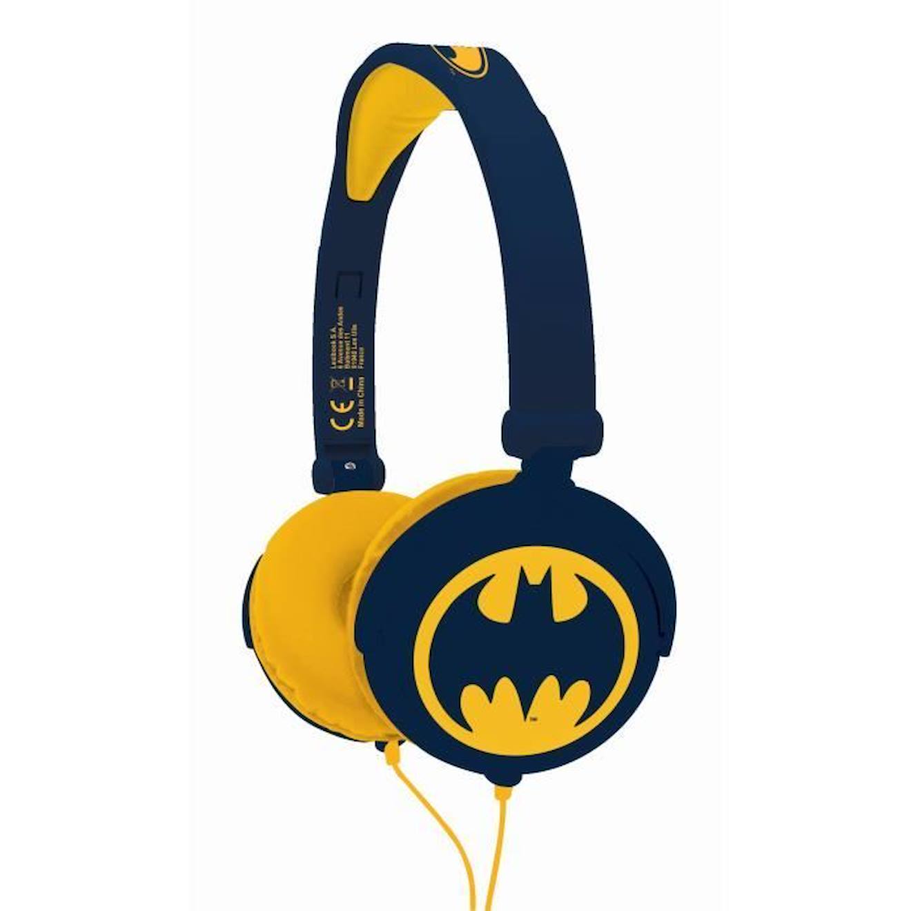 Casque Audio Batman Avec Limitation De Son Jaune