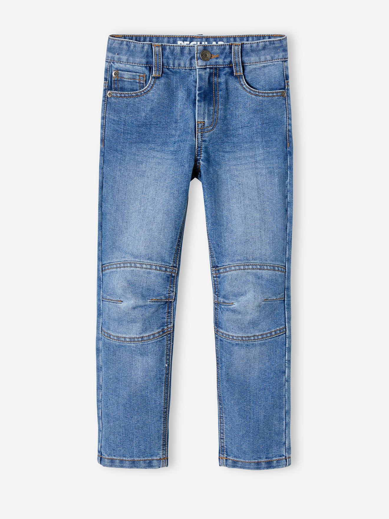Jean droit MorphologiK indestructible waterless FIN garçon denim stone