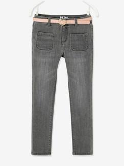 Taille élastiquée Pantalon Garçon Indestructible Vertbaudet - Bleu