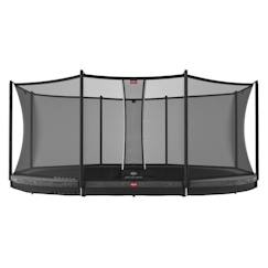 -Trampoline BERG Grand Favorit InGround 520 Grey et Safety Net Comfort