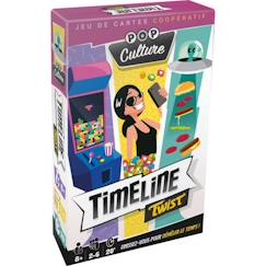 Timeline Twist Pop Culture|Asmodee - Jeu de cartes coopératif - 2 à 6 joueurs - À partir de 8 ans  - vertbaudet enfant