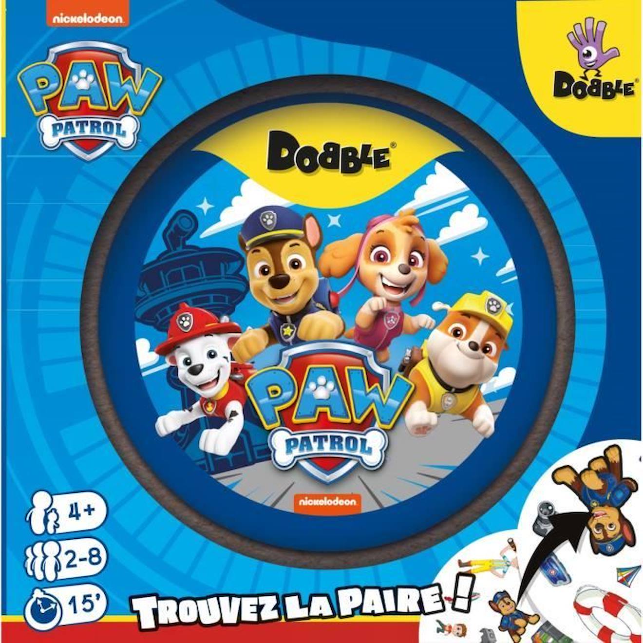 Dobble : Pat PatrouilleZygomatic - Jeu de société - 5 mini-jeux