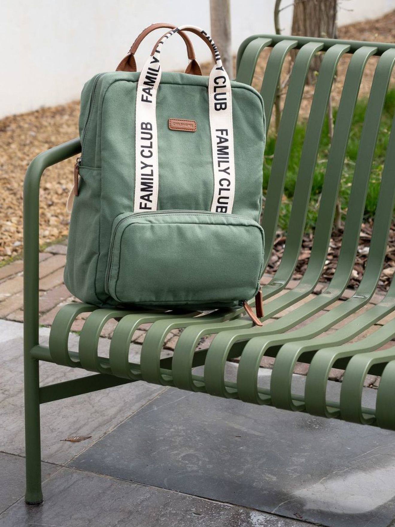 Sac à dos à langer Family Club Signature vert