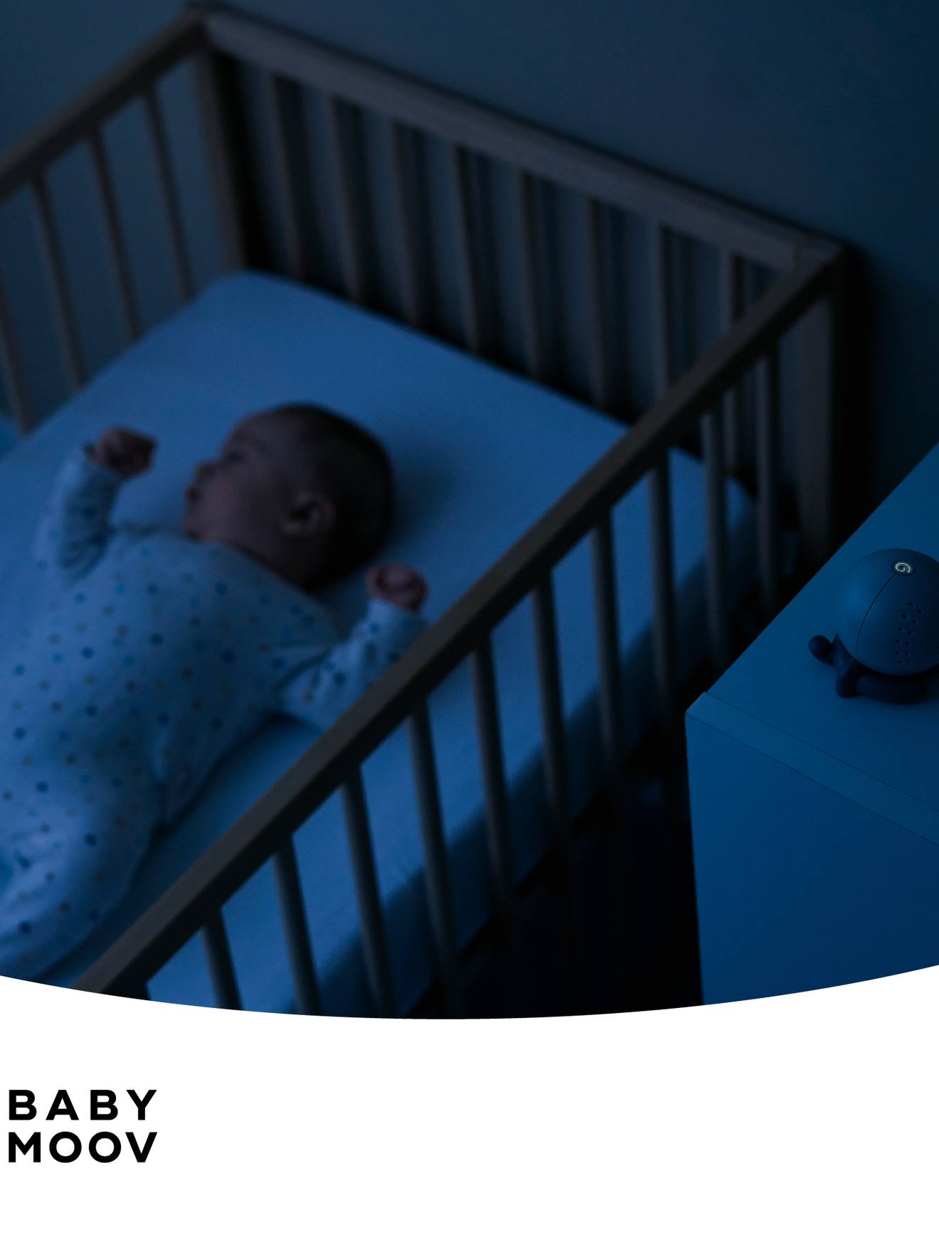 Babyphone video Yoo Roll blanc (Babymoov) - Image 1