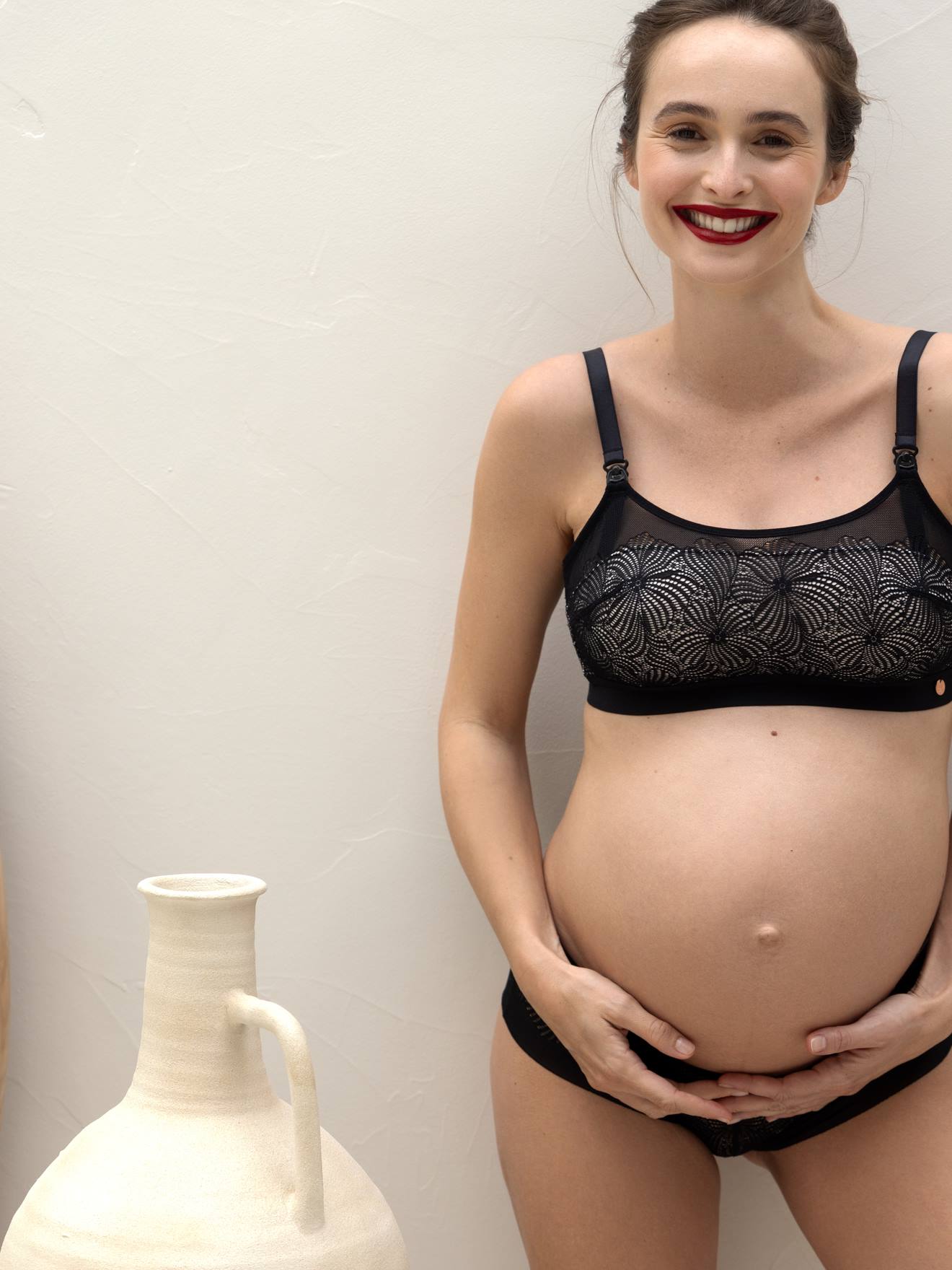 Brassière de maternité et d'allaitement Dahlia noir