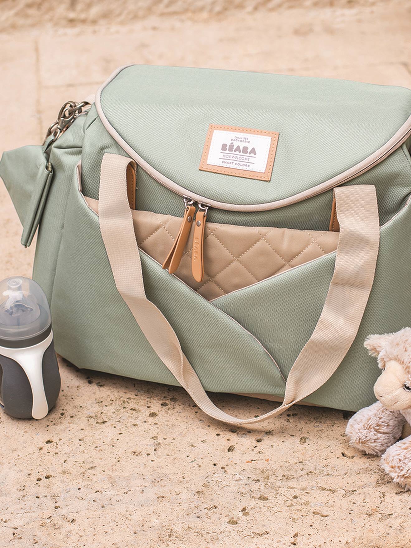 Sac à langer Sydney II vert sauge