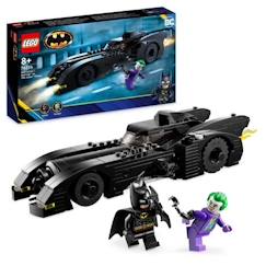 Jouet-LEGO® DC 76224 La Batmobile : Poursuite entre Batman et le Joker, Jouet de Voiture Batmobile, avec Figurines