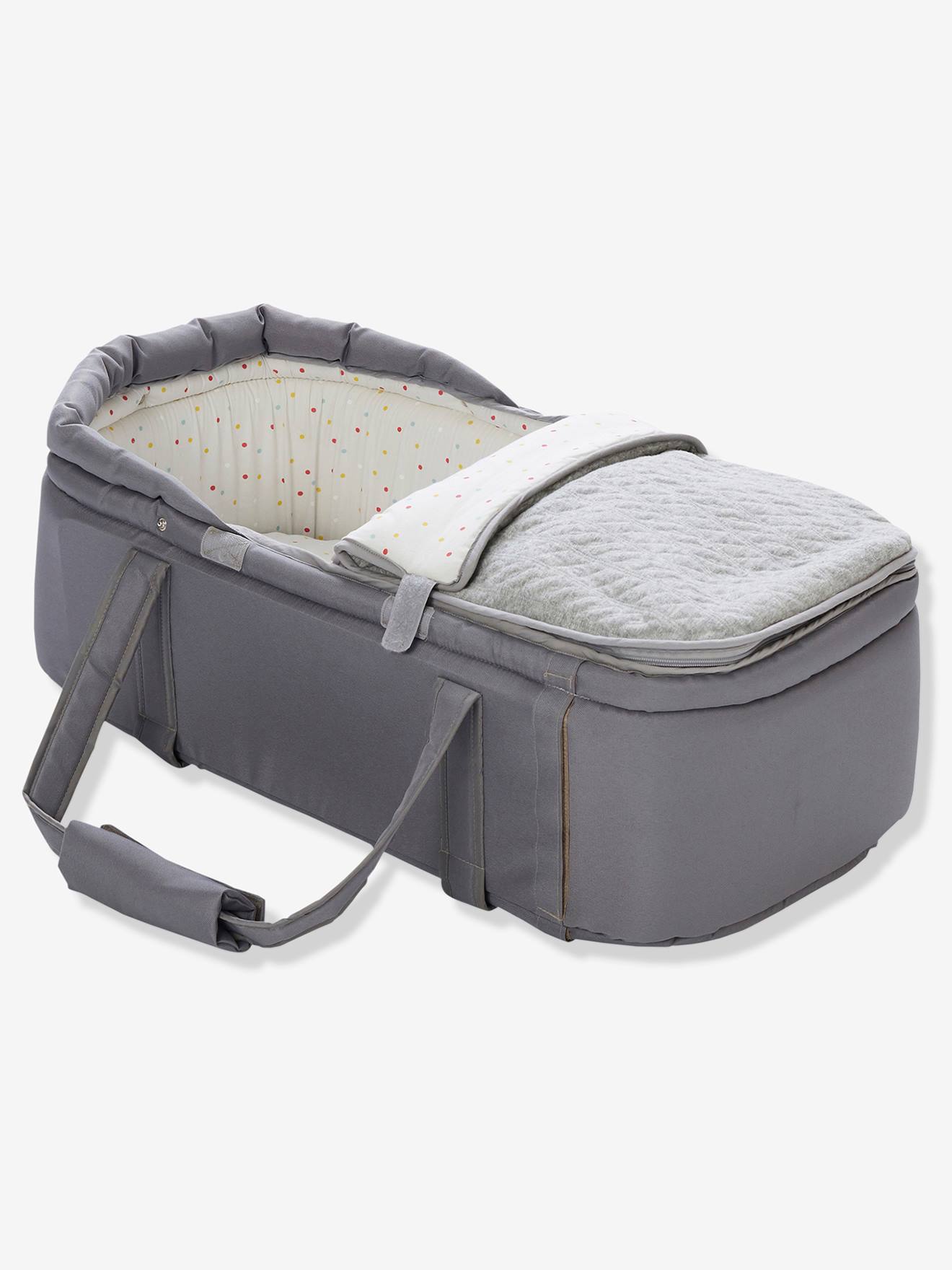 Couffin souple gris (Vertbaudet) - Image 1