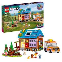 Jouet-Jeux d'imagination-Jeux de construction-LEGO® Friends 41735 La Mini Maison Mobile, Jeu Camping avec Voiture Jouet, et Mini-Poupées