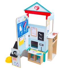 Jouet-Jeux d'imitation-KidKraft Cabinet vétérinaire pop-up Let's Pretend™ pour enfants offre une expérience de jeu réaliste avec 18 accessoires inclus