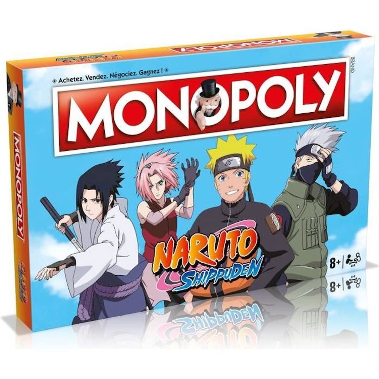 Monopoly Naruto - Jeu De Société Bleu