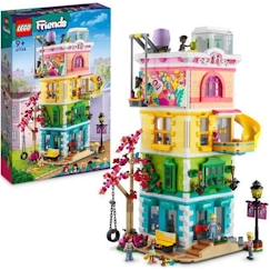-LEGO® Friends 41748 Le Centre Collectif de Heartlake City, Jouet de Construction Modulaire