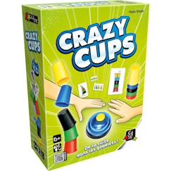 Jouet-Jeux de société-Jeux classiques et de réflexion-Jeu de société - GIGAMIC - Crazy Cups - Rapidité et repérage - À partir de 6 ans