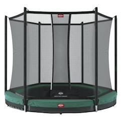 -Trampoline - BERG - Favorit InGround 330 - Vert - Filet de sécurité - Pour enfants et adultes