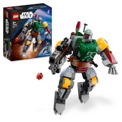 -LEGO® Star Wars 75369 Le Robot Boba Fett, Figurine à Construire avec Blaster Lance-Tenons et Jetpack