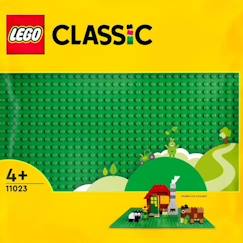 Jouet-LEGO® 11023 Classic La Plaque De Construction Verte 32x32, Socle de Base pour Construction, Assemblage et Exposition