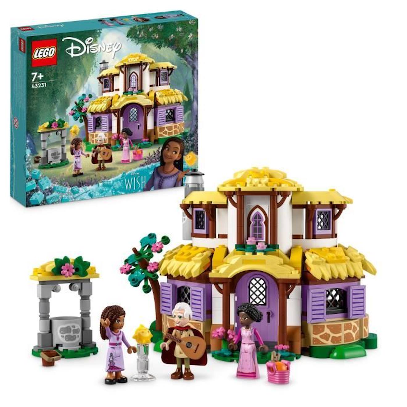 Lego® Disney Wish 43231 La Chaumière D’asha, Maison De Poupées Avec Mini Poupées Asha, Sakina Et Sab