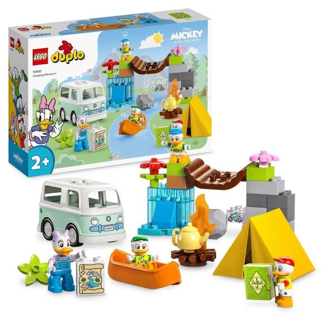 Lego® Duplo Disney Mickey Et Ses Amis 10997 L'aventure Au Camping, Jouet Avec Figurines Daisy Duck B