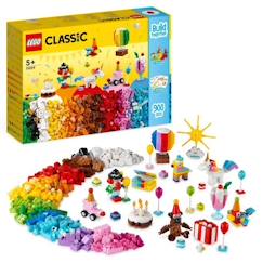 LEGO® Classic 11029 Boîte de Fête Créative avec 12 Mini Jouets en Briques : Licorne, Clown  - vertbaudet enfant