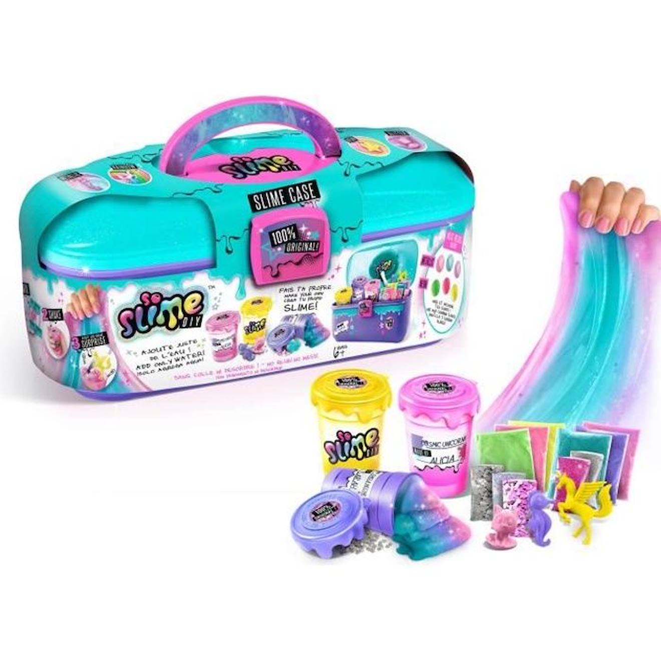 Loisirs Créatifs - Canal Toys - Slime Vanity - Paillettes & Confettis - Figurine Surprise - 6 Ans Et
