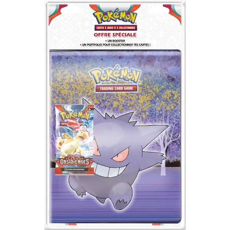 Cartes Pokémon - Pack Portfolio 180 + Booster EV03 - ASMODEE - Pour Enfant à partir de 6 ans - Orange et bleu ORANGE 3 - vertbaudet enfant 