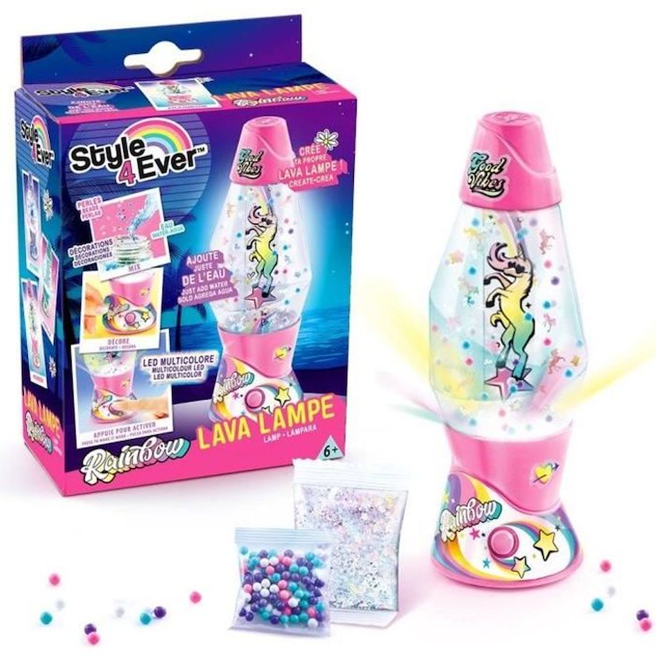 Mini Lava Lampe Diy - Canal Toys - Style 4 Ever - Ofg 234 - Rose - Multicolore - Enfant Rose